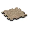 Lastra per marciapiede von WARCO im Farbdesign Travertino mit den Abmessungen 500 x 500 x 40 mm. Produktfoto von Artikel 2884 in der Aufsicht von schräg vorne.