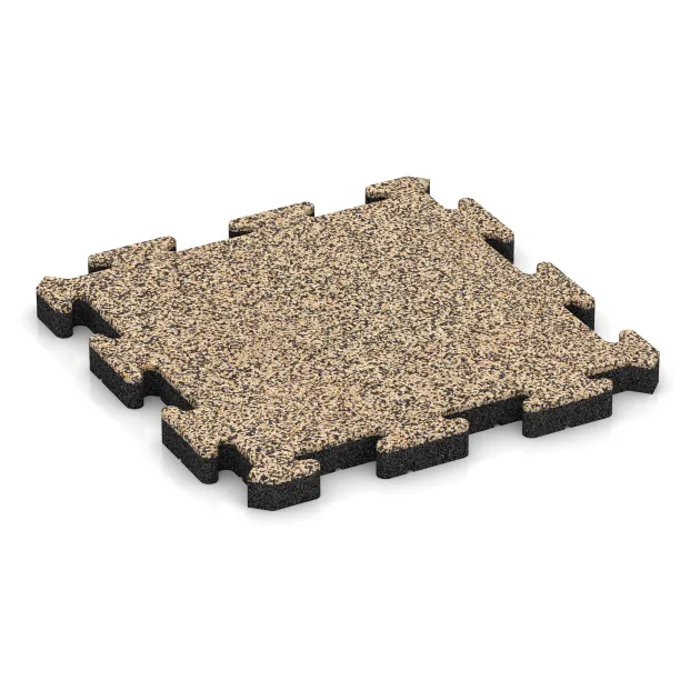 Lastra per marciapiede von WARCO im Farbdesign Travertino mit den Abmessungen 500 x 500 x 40 mm. Produktfoto von Artikel 2884 in der Aufsicht von schräg vorne.
