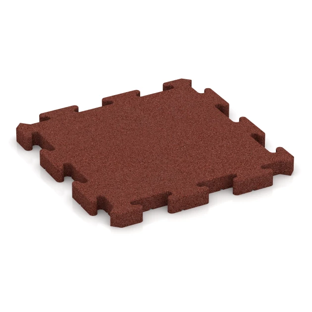 Piastrella da esterno von WARCO im Farbdesign Rosso mattone mit den Abmessungen 50 x 50 x 4 cm | 0,25 m². Produktfoto von Artikel 2967 in der Aufsicht von schräg vorne.