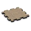 Lastra per marciapiede von WARCO im Farbdesign Travertino mit den Abmessungen 500 x 500 x 50 mm. Produktfoto von Artikel 3064 in der Aufsicht von schräg vorne.