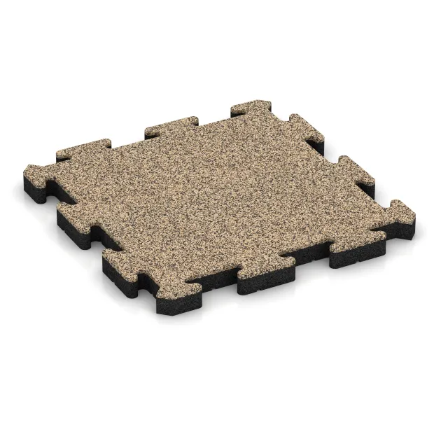 Lastra per marciapiede von WARCO im Farbdesign Travertino mit den Abmessungen 500 x 500 x 50 mm. Produktfoto von Artikel 3064 in der Aufsicht von schräg vorne.
