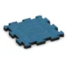 Pavimentazione sportiva in gomma HD von WARCO im Farbdesign Atlantico mit den Abmessungen 500 x 500 x 50 mm. Produktfoto von Artikel 4169 in der Aufsicht von schräg vorne.