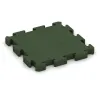 Ballspielplatte HD von WARCO im Farbdesign Grasgrün mit den Abmessungen 500 x 500 x 50 mm. Produktfoto von Artikel 4205 in der Aufsicht von schräg vorne.