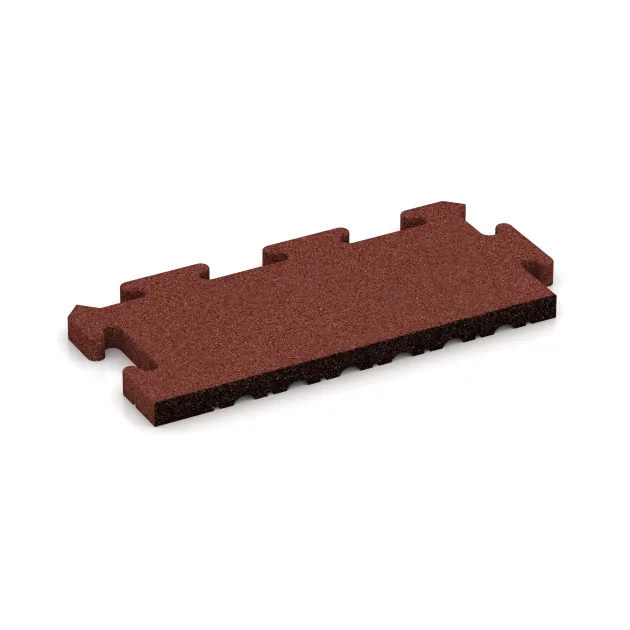 Piastra perimetrale HD von WARCO im Farbdesign Rosso mattone mit den Abmessungen 500 x 235 x 30 mm. Produktfoto von Artikel 4913 in der Aufsicht von schräg vorne.