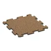 Spielmatte von WARCO im Farbdesign Rattan Lounge mit den Abmessungen 500 x 500 x 18 mm. Produktfoto von Artikel 0067 in der Aufsicht von schräg vorne.
