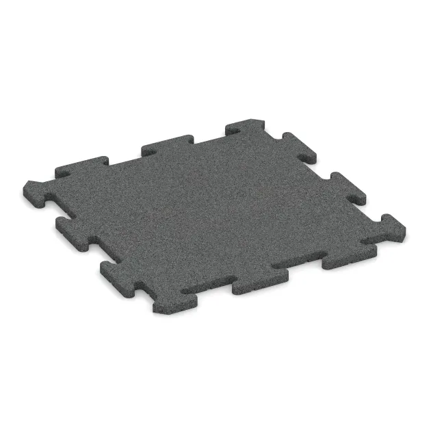 Tappeto da gioco von WARCO im Farbdesign Grigio ardesia mit den Abmessungen 500 x 500 x 18 mm. Produktfoto von Artikel 3917 in der Aufsicht von schräg vorne.