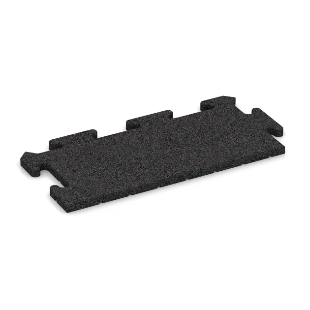 Randplatte HD von WARCO im Farbdesign Schwarz mit den Abmessungen 500 x 235 x 18 mm. Produktfoto von Artikel 4679 in der Aufsicht von schräg vorne.