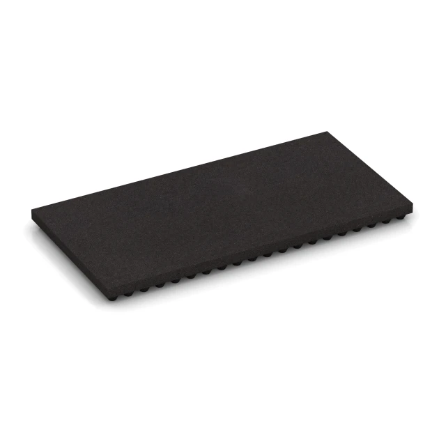Tappeto da stalla di lusso von WARCO im Farbdesign Antracite mit den Abmessungen 100 × 50 × 5,5 cm. Produktfoto von Artikel 3643 in der Aufsicht von schräg vorne.