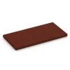 Stallplatte Luxus von WARCO im Farbdesign Ziegelrot mit den Abmessungen 100 x 50 x 5 cm. Produktfoto von Artikel 6649 in der Aufsicht von schräg vorne.