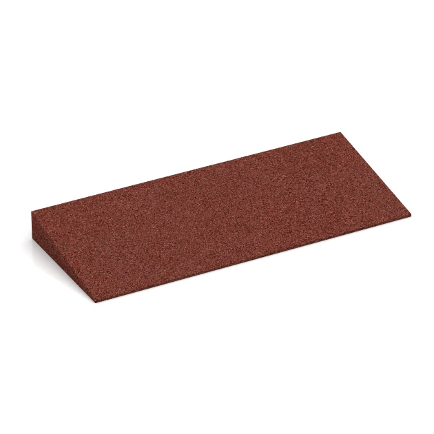 Rampa da soglia 75 cm von WARCO im Farbdesign Rosso mattone mit den Abmessungen 50 x 20 cm | 8 < 43 mm. Produktfoto von Artikel 2243 in der Aufsicht von schräg vorne.