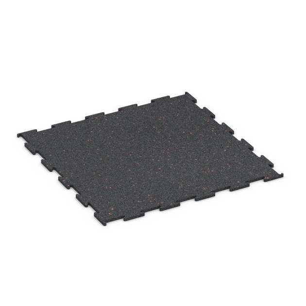 Pavimento Fitness Compatto von WARCO im Farbdesign Rosso leggermente punteggiato mit den Abmessungen 50 × 50 × 0,8 cm. Produktfoto von Artikel 6456 in der Aufsicht von schräg vorne.