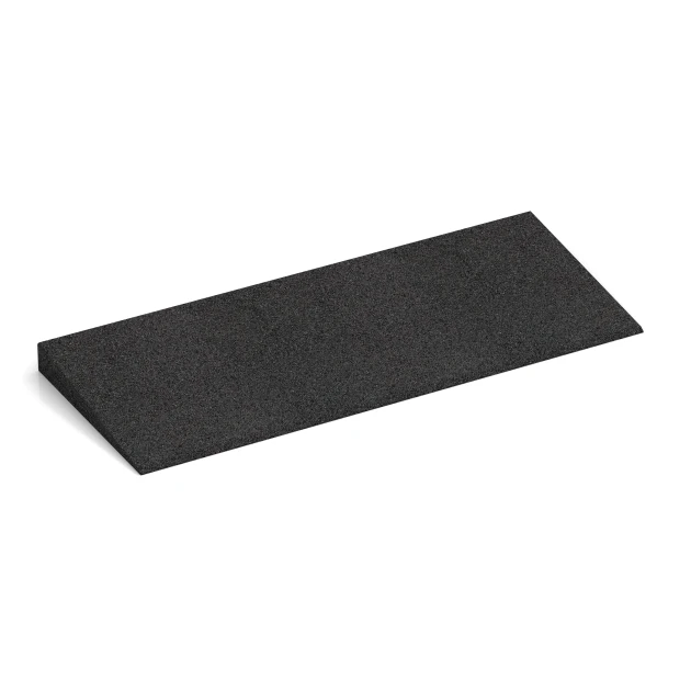 Rampa da soglia 75 cm von WARCO im Farbdesign Antracite mit den Abmessungen 75 x 30 cm | 8 < 45 mm. Produktfoto von Artikel 2468 in der Aufsicht von schräg vorne.