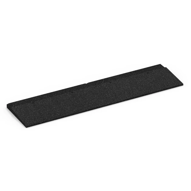 Rampa per soglia von WARCO im Farbdesign Antracite mit den Abmessungen 100 × 25 cm | 1 < 3 cm. Produktfoto von Artikel 6595 in der Aufsicht von schräg vorne.