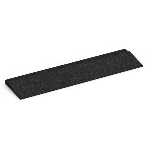 Rampa per soglia von WARCO im Farbdesign Antracite mit den Abmessungen 100 × 25 cm | 1 < 4,5 cm. Produktfoto von Artikel 6597 in der Aufsicht von schräg vorne.