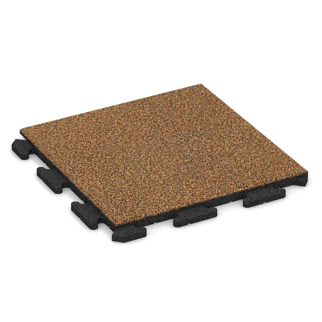 Piastrelle per esterni Classic von WARCO im Farbdesign Terracotta mit den Abmessungen 500 x 500 x 30 mm. Produktfoto von Artikel 1168 in der Aufsicht von schräg vorne.