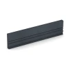Gummi-Tiefbord von WARCO im Farbdesign Schiefergrau mit den Abmessungen 100 × 5 × 25 cm. Produktfoto von Artikel 6213 in der Aufsicht von schräg vorne.