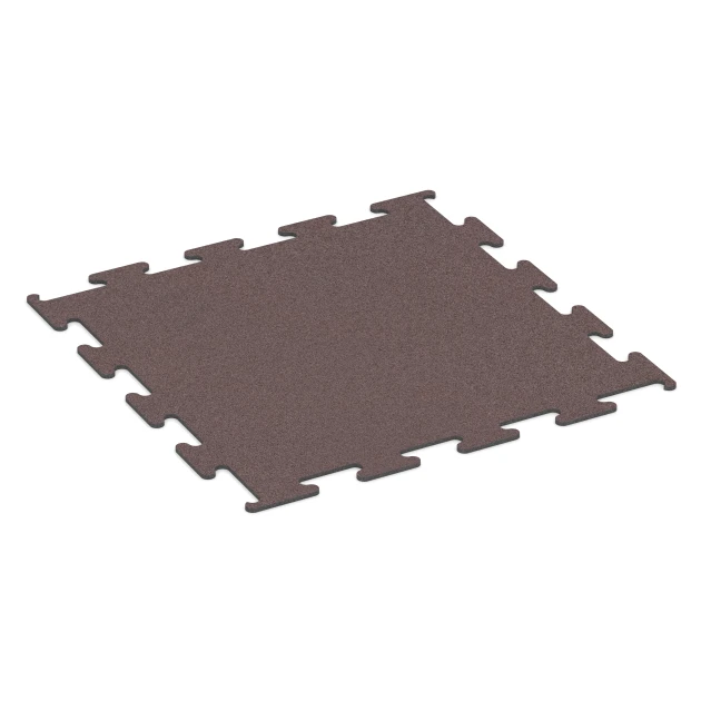 Fitness Performance Elite pavimento sportivo von WARCO im Farbdesign Rosso minerale mit den Abmessungen 100 x 100 x 1 cm | 1,00 m². Produktfoto von Artikel 6145 in der Aufsicht von schräg vorne.