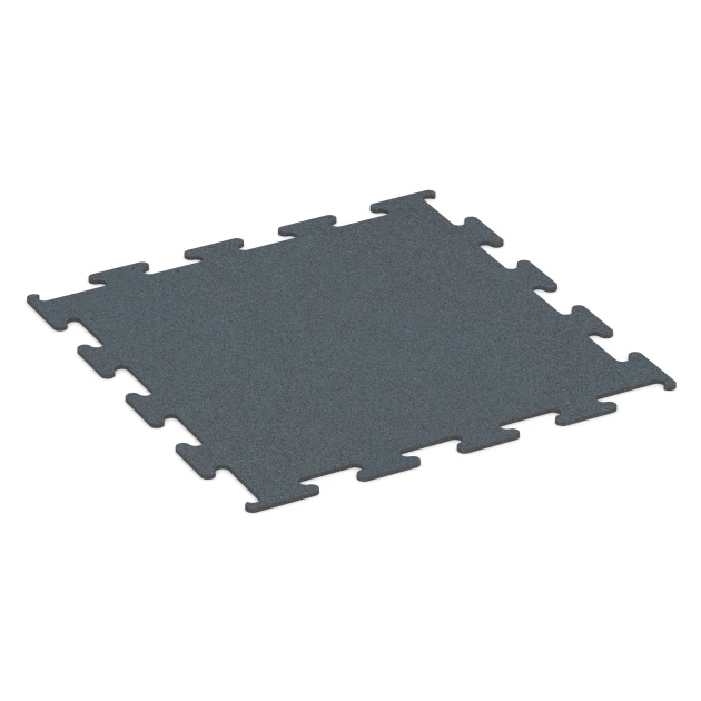 Fitness Performance Elite pavimento sportivo von WARCO im Farbdesign Verde felce mit den Abmessungen 100 x 100 x 1 cm | 1,00 m². Produktfoto von Artikel 6157 in der Aufsicht von schräg vorne.
