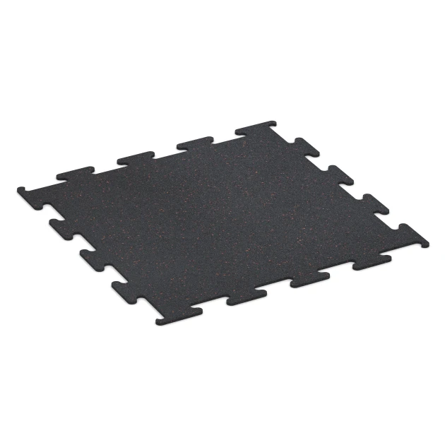 Fitness Performance Elite pavimento sportivo von WARCO im Farbdesign Rosso leggermente punteggiato mit den Abmessungen 100 x 100 x 1 cm | 1,00 m². Produktfoto von Artikel 3753 in der Aufsicht von schräg vorne.
