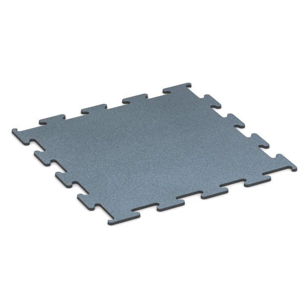Fitness Performance Elite pavimento sportivo von WARCO im Farbdesign Argento invecchiato mit den Abmessungen 100 x 100 x 1,5 cm | 1,00 m². Produktfoto von Artikel 6160 in der Aufsicht von schräg vorne.