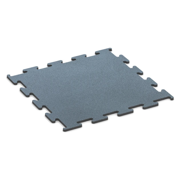 Fitness Performance Elite Pavimento Sportivo von WARCO im Farbdesign Argento invecchiato mit den Abmessungen 100 x 100 x 2 cm | 1,00 m². Produktfoto von Artikel 6162 in der Aufsicht von schräg vorne.