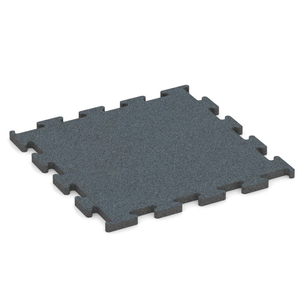 Fitness Performance Elite pavimento sportivo von WARCO im Farbdesign Verde felce mit den Abmessungen 50 x 50 x 2 cm | 0,25 m². Produktfoto von Artikel 6167 in der Aufsicht von schräg vorne.
