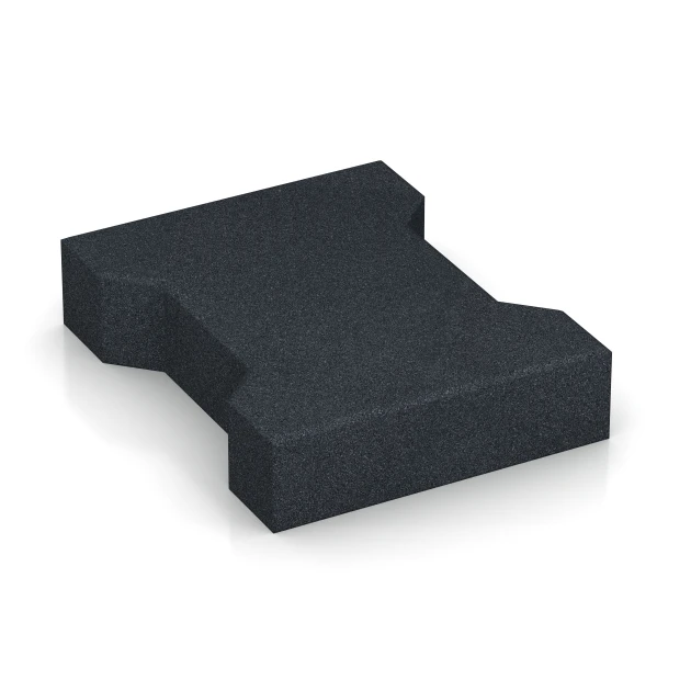 Pflasterstein von WARCO im Farbdesign Schiefergrau mit den Abmessungen 20 × 16,5 × 4,3 cm | 0,0278 m². Produktfoto von Artikel 6378 in der Aufsicht von schräg vorne.