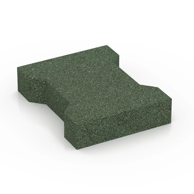Autobloccanti von WARCO im Farbdesign Verde erba mit den Abmessungen 20 x 16,5 x 4,5 cm | 0,0278 m². Produktfoto von Artikel 7070 in der Aufsicht von schräg vorne.