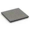 Piastrella antitrauma EPDM – 120 cm von WARCO im Farbdesign Granito grigio mit den Abmessungen 50 x 50 x 4 cm | 0,25 m². Produktfoto von Artikel 6423 in der Aufsicht von schräg vorne.