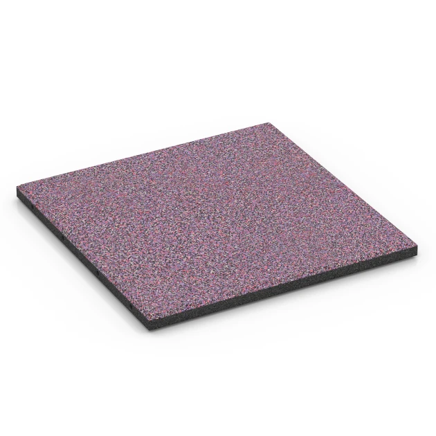 Piastrella antitrauma – 90 cm von WARCO im Farbdesign Lavanda mit den Abmessungen 50 x 50 x 3 cm | 0,25 m². Produktfoto von Artikel 6418 in der Aufsicht von schräg vorne.