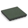 Piastrella antitrauma EPDM – 210 cm von WARCO im Farbdesign Prato inglese mit den Abmessungen 50 x 50 x 7 cm | 0,25 m². Produktfoto von Artikel 6442 in der Aufsicht von schräg vorne.