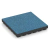 Piastrella antitrauma EPDM – 210 cm von WARCO im Farbdesign Atlantico mit den Abmessungen 50 x 50 x 7 cm | 0,25 m². Produktfoto von Artikel 6447 in der Aufsicht von schräg vorne.