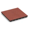 Fallschutzmatte – 170 cm von WARCO im Farbdesign Tomatenrot mit den Abmessungen 50 x 50 x 4,8 cm | 0,25 m². Produktfoto von Artikel 6136 in der Aufsicht von schräg vorne.