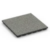 Piastrella antitrauma EPDM – 160 cm von WARCO im Farbdesign Granito grigio mit den Abmessungen 50 x 50 x 4,8 cm | 0,25 m². Produktfoto von Artikel 6432 in der Aufsicht von schräg vorne.