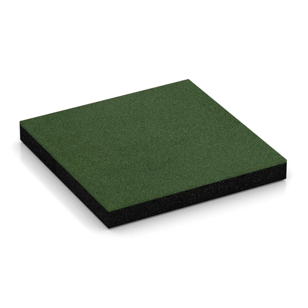 Fallschutzplatte – 180 cm von WARCO im Farbdesign Grasgrün mit den Abmessungen 50 x 50 x 6 cm. Produktfoto von Artikel 6267 in der Aufsicht von schräg vorne.
