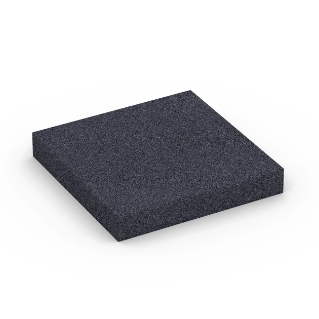 Fitness Performance Elite Pavimento Sportivo von WARCO im Farbdesign Antracite mit den Abmessungen 100 × 100 × 1,5 cm. Produktfoto von Artikel 6175 in der Aufsicht von schräg vorne.