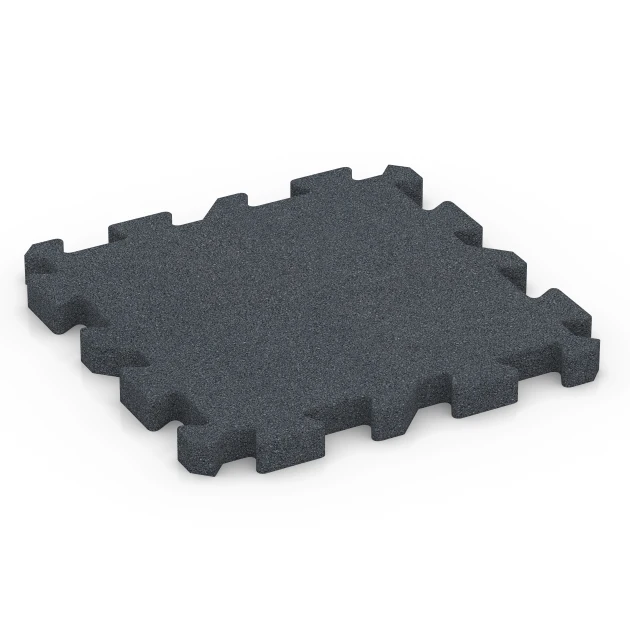 Gartenplatte von WARCO im Farbdesign Schiefergrau mit den Abmessungen 50 x 50 x 4 cm | 0,25 m². Produktfoto von Artikel 6633 in der Aufsicht von schräg vorne.