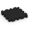 Piastra antitrauma ad incastro puzzle von WARCO im Farbdesign Antracite mit den Abmessungen 50 x 50 x 6 cm | 0,25 m². Produktfoto von Artikel 6309 in der Aufsicht von schräg vorne.