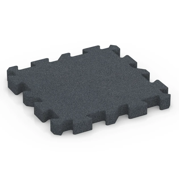 Piastrella antitrauma – 190 cm von WARCO im Farbdesign Grigio ardesia mit den Abmessungen 50 x 50 x 5 cm | 0,25 m². Produktfoto von Artikel 6404 in der Aufsicht von schräg vorne.