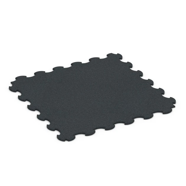 Tappetino Protettivo Fitness von WARCO im Farbdesign Antracite mit den Abmessungen 102,5 x 102,5 x 1,5 cm | 1,05 m². Produktfoto von Artikel 6376 in der Aufsicht von schräg vorne.