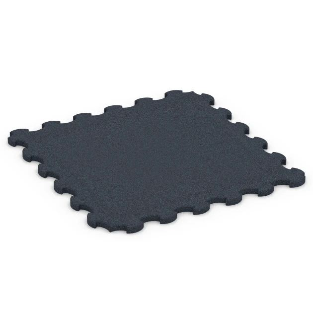 Stallmatte Puzzle von WARCO im Farbdesign Antracite mit den Abmessungen 102,5 x 102,5 x 3 cm | 1,05 m². Produktfoto von Artikel 6391 in der Aufsicht von schräg vorne.