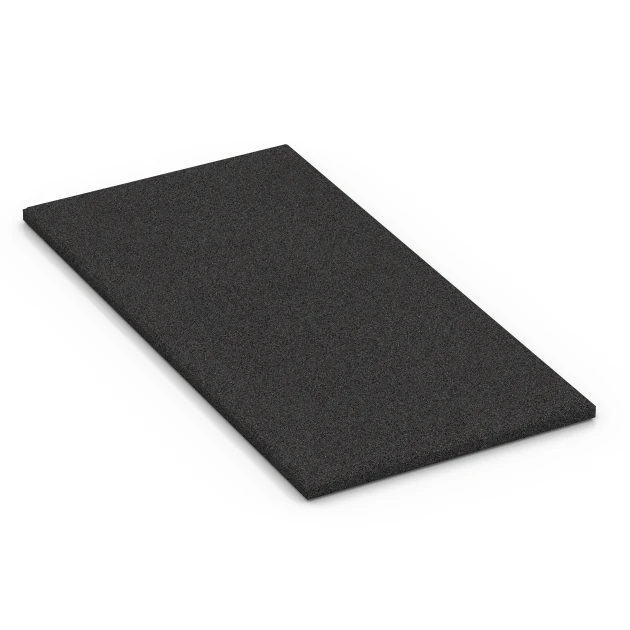 Tappeto in gomma per box cavalli von WARCO im Farbdesign Antracite mit den Abmessungen 100 x 50 x 3 cm | 0,50 m². Produktfoto von Artikel 6381 in der Aufsicht von schräg vorne.