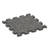Pavimentazione antitrauma von WARCO im Farbdesign Granito grigio scuro mit den Abmessungen 46 x 46 x 1,8 cm. Produktfoto von Artikel 6751 in der Aufsicht von schräg vorne.