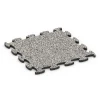 Pavimentazione antitrauma von WARCO im Farbdesign Granito grigio mit den Abmessungen 46 x 46 x 1,8 cm. Produktfoto von Artikel 6752 in der Aufsicht von schräg vorne.
