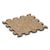 Pavimento gomma palestra von WARCO im Farbdesign Terracotta mit den Abmessungen 46 x 46 x 1,8 cm. Produktfoto von Artikel 6781 in der Aufsicht von schräg vorne.