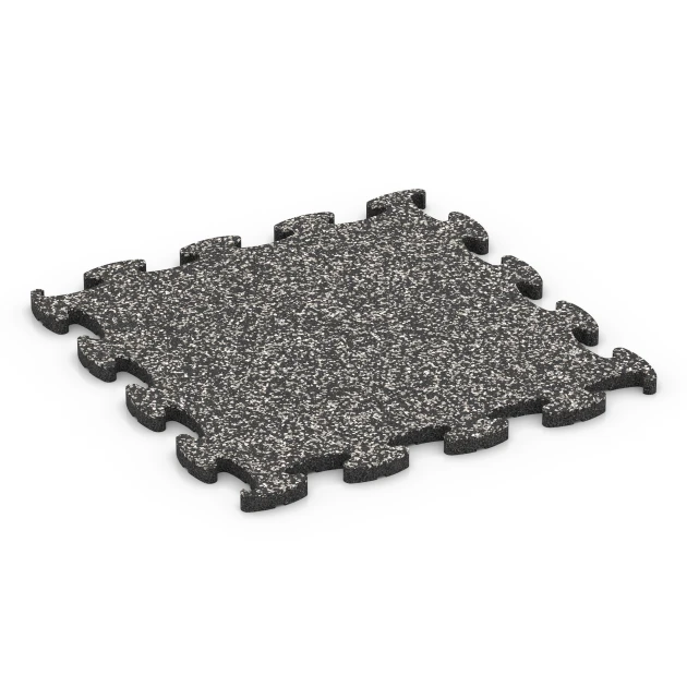 Pavimento agility cani von WARCO im Farbdesign Granito grigio scuro mit den Abmessungen 44,6 x 44,6 x 1,8 cm. Produktfoto von Artikel 6796 in der Aufsicht von schräg vorne.