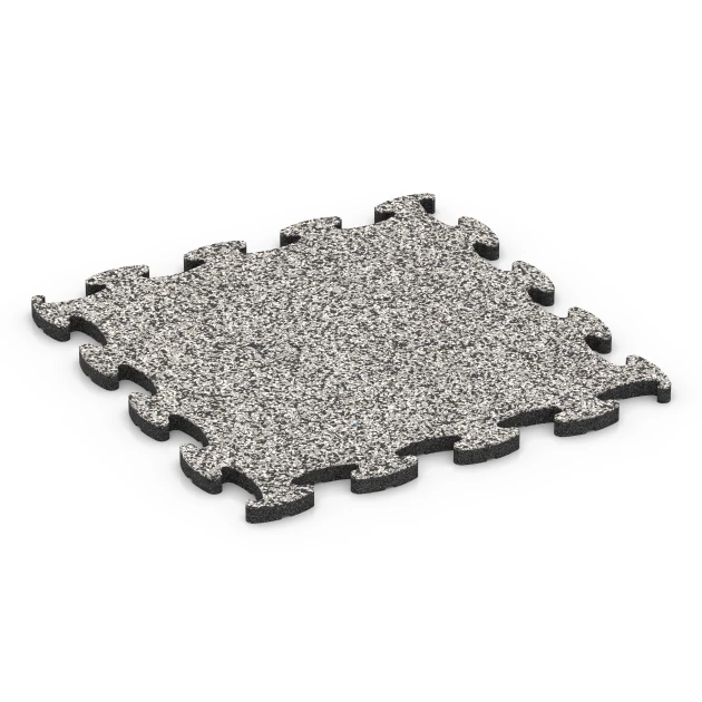 Pavimentazione fiere clic von WARCO im Farbdesign Granito grigio mit den Abmessungen 46 x 46 x 1,8 cm. Produktfoto von Artikel 6914 in der Aufsicht von schräg vorne.