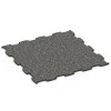 Fitness Active Floor System von WARCO im Farbdesign Dunkelgrauer Granit mit den Abmessungen 97,1 x 97,1 × 1,8 cm. Produktfoto von Artikel 6832 in der Aufsicht von schräg vorne.
