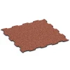 Fitness Active Floor System von WARCO im Farbdesign Feuersglut mit den Abmessungen 97,1 x 97,1 x 1,8 cm | 0,94 m². Produktfoto von Artikel 6836 in der Aufsicht von schräg vorne.