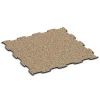Fitness Active Floor System von WARCO im Farbdesign Rattan Lounge mit den Abmessungen 97,1 x 97,1 x 1,8 cm | 0,94 m². Produktfoto von Artikel 6840 in der Aufsicht von schräg vorne.